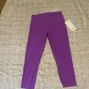 NWT Lululemon Wunder Train High-Rise Crop 23” Size 10